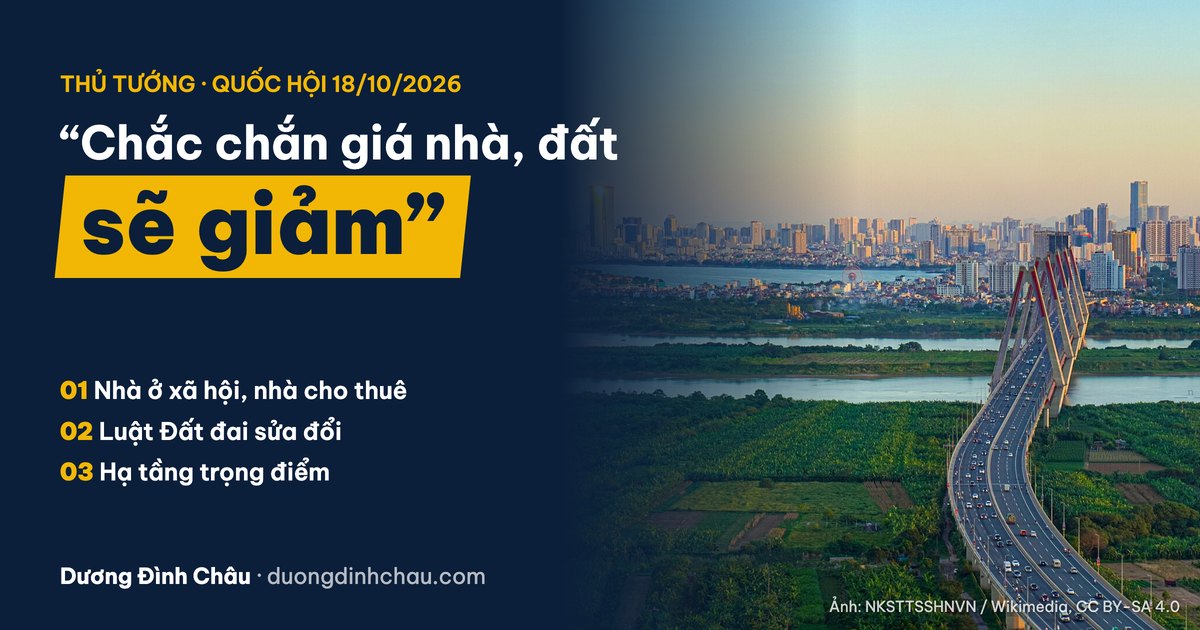 Cầu Nhật Tân và toàn cảnh Hà Nội: ba đòn bẩy giảm giá nhà, đất gồm nhà ở xã hội, Luật Đất đai sửa đổi và hạ tầng trọng điểm
